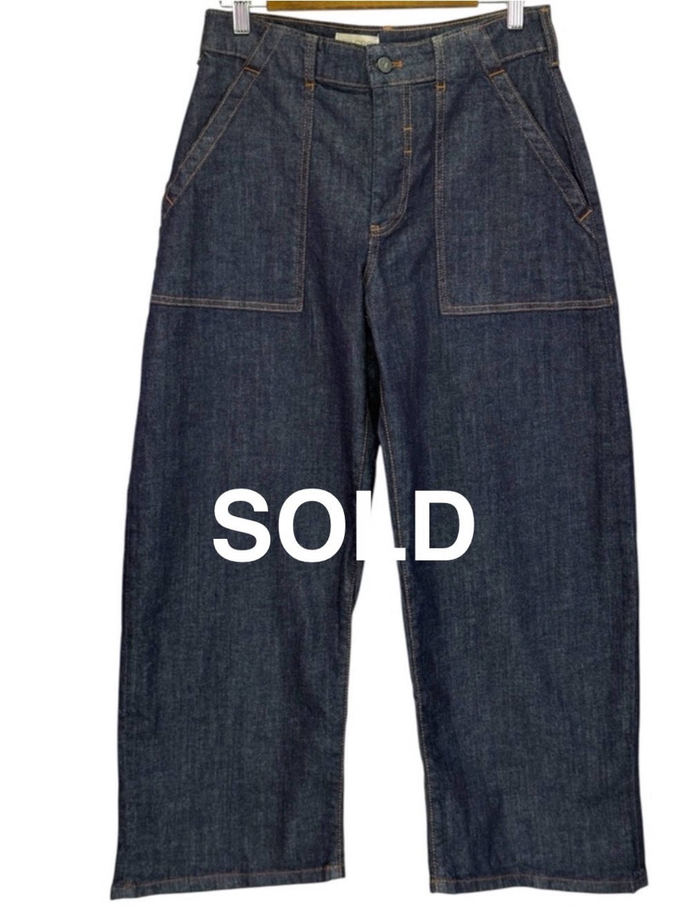 Anthropologie Pilcro Wanderer Wide Leg High Rise Women's Denim Jeans Size 28